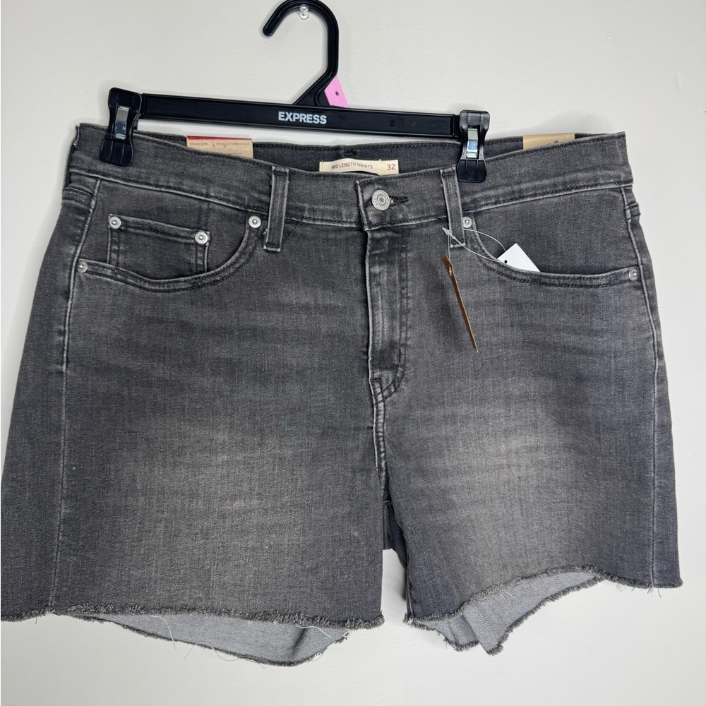 Levi's Women's Gray Jean Shorts